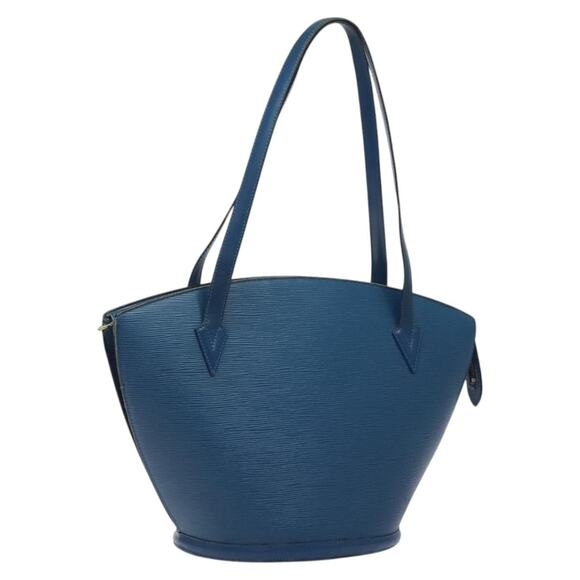 LOUIS VUITTON Epi Saint Jacques Shopping Shoulder Bag Blue M52275 - Picture 1 of 16